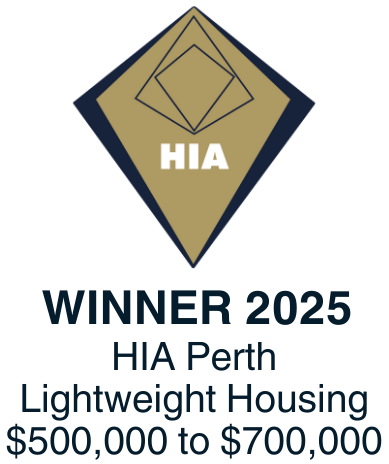 Madision Builders was a 2025 winner for HIA Perth in the Lightweight Housing $500,000 to $700,000 category.